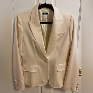 Ivory J.Crew Wool Blazer